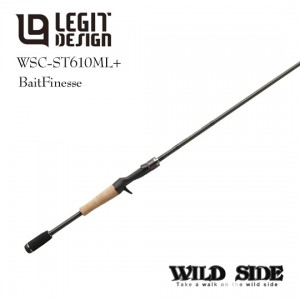 【SALE】LEGIT DESIGN WILD SIDE WSC-ST 610ML Bait Finesse Solid Tip Model