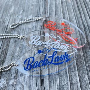 [3 colors] Backlash original logo acrylic keychain