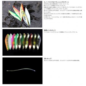 【ClearanceSale】 Jackall Tricoroll spoon 19g