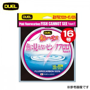DUEL H4369- Pink Fluorocarbon Fish Cannot See Shock Leader [Stealth Pink]  30m #0.8 (3lbs) Fishing lines buy at