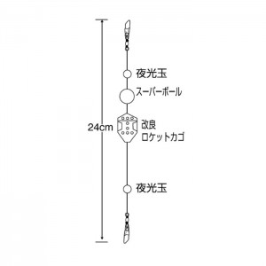 ササメ針    P-282  遠投ロケットカゴ    SASAME