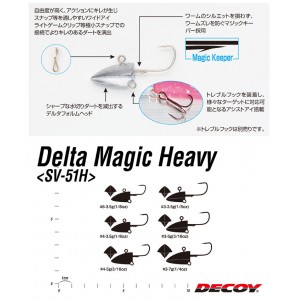 デコイ　デルタマジックヘビー　SV-51H　DECOY　SV-51H　Delta Magic Heavy　