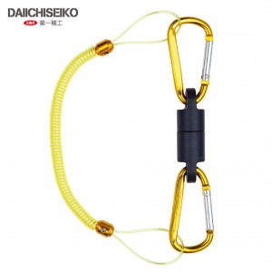 DAIICHISEIKO Carabiner Holder MG 5000 Yellow DAIICHISEIKO CARABINER HOLDER MG