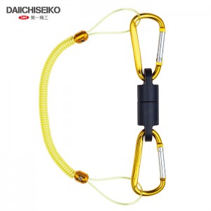 DAIICHISEIKO Carabiner Holder MG 5000 Yellow DAIICHISEIKO CARABINER HOLDER MG