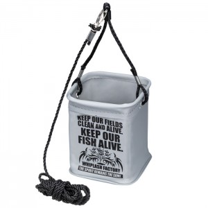 WHIPLASH FACTORY　WATER BUCKET　GRAY