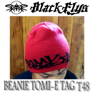 【在庫限り65％OFF%OFF】　ブラックフライ　BEANIE TOMI-E　TAG T48　ニットキャップ