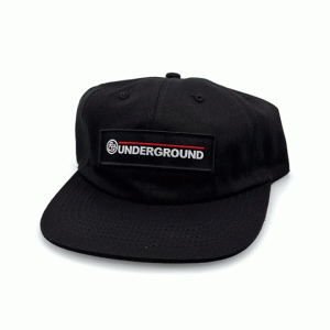 SWIMBAIT UNDERGROUND Wordmark Patch Snapback Hat　