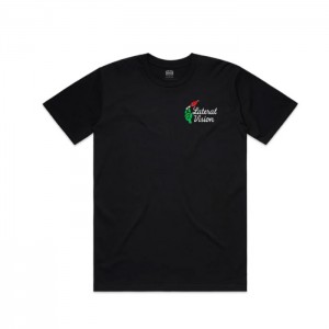 Lateral Vision / ラテラルビジョン  CLASSIC CRANKS TEE  (BLACK)