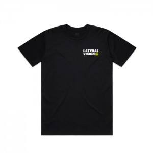 Lateral Vision / ラテラルビジョン  TERRITORY TEE (BLACK)