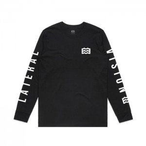 Lateral Vision VISIONARY LONG SLEEVE TEE (BLACK)